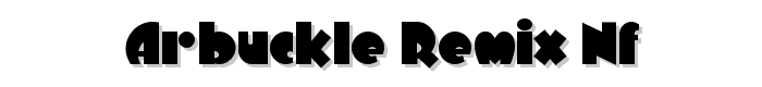 Arbuckle Remix NF font